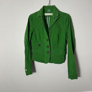 EUC Anthropologie Daughters of the Liberation Womens Green Jacket No 2 Small
